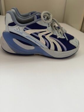 Puma Kids Blue and Light Gray Mesh Athletic Sneakers